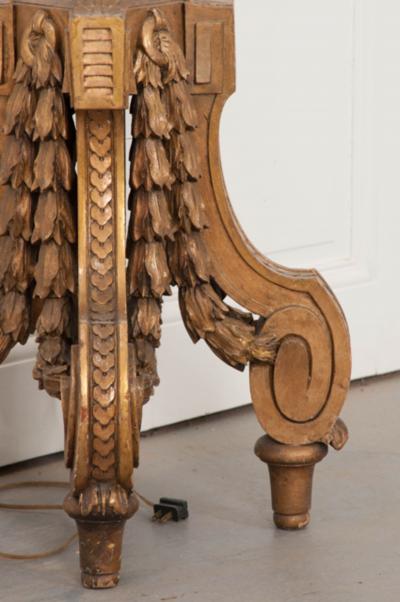 French 19th Century Giltwood Floor Lamp