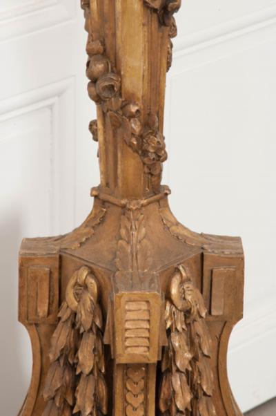 French 19th Century Giltwood Floor Lamp