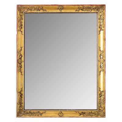 French 19th Century Gold Empire Mirror