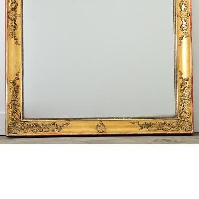 French 19th Century Gold Empire Mirror