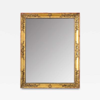 French 19th Century Gold Empire Mirror