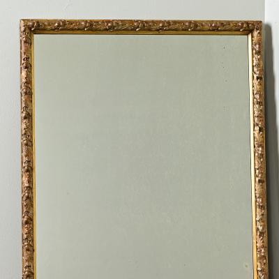 French 19th Century Gold Gilt Acorn Mirror