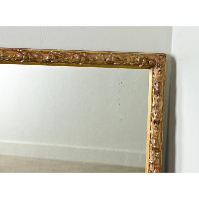 French 19th Century Gold Gilt Acorn Mirror