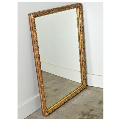 French 19th Century Gold Gilt Acorn Mirror