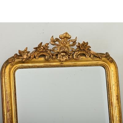 French 19th Century Gold Gilt Louis Philippe Mirror