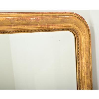 French 19th Century Gold Gilt Louis Philippe Mirror