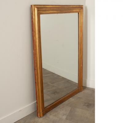 French 19th Century Gold Gilt Mantel Mirror