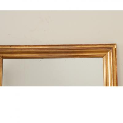 French 19th Century Gold Gilt Mantel Mirror