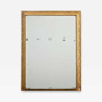 French 19th Century Gold Gilt Mantel Mirror