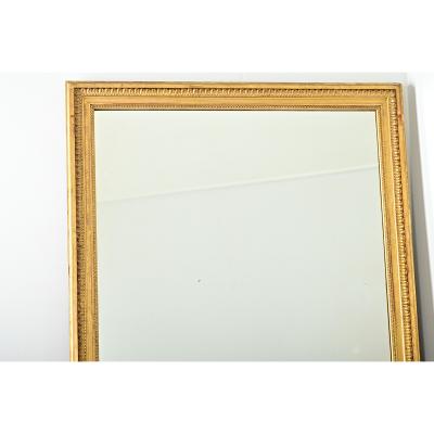 French 19th Century Gold Gilt Mantel Mirror