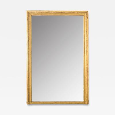 French 19th Century Gold Gilt Mantel Mirror