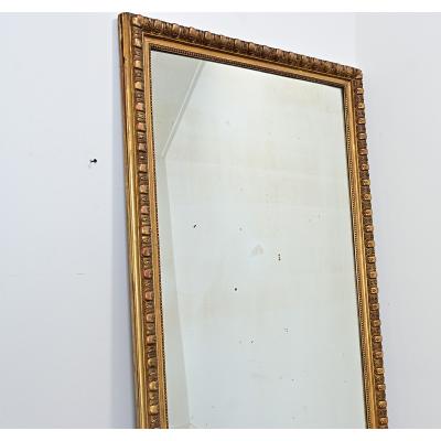 French 19th Century Gold Gilt Mantel Mirror