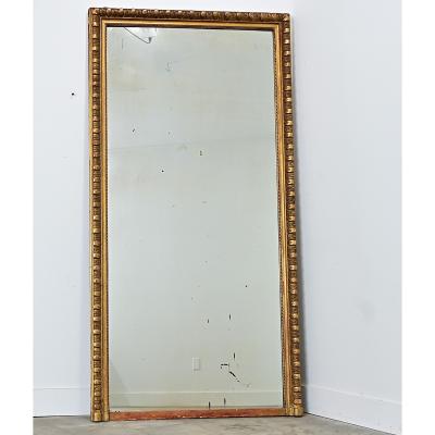 French 19th Century Gold Gilt Mantel Mirror