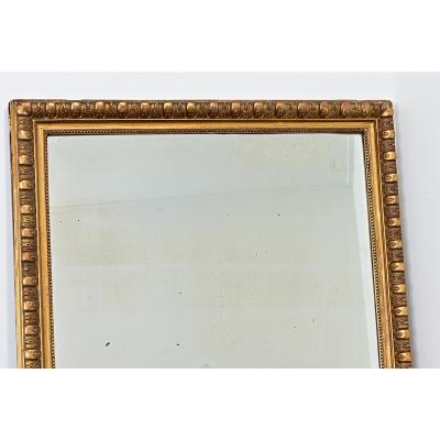 French 19th Century Gold Gilt Mantel Mirror