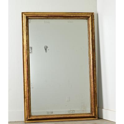 French 19th Century Gold Gilt Mirror