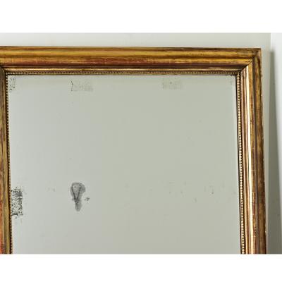 French 19th Century Gold Gilt Mirror
