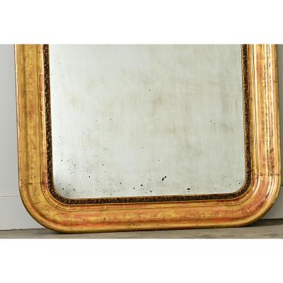 French 19th Century Gold Gilt Mirror