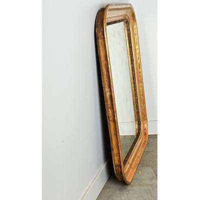 French 19th Century Gold Gilt Mirror