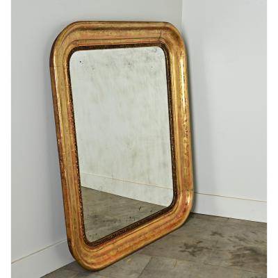 French 19th Century Gold Gilt Mirror