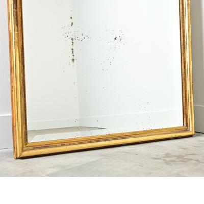 French 19th Century Gold Gilt Mirror