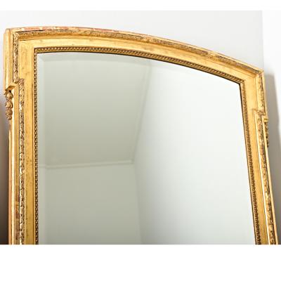 French 19th Century Gold Gilt Overmantel Mirror