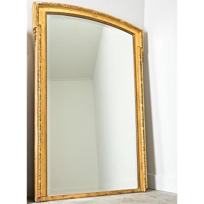 French 19th Century Gold Gilt Overmantel Mirror