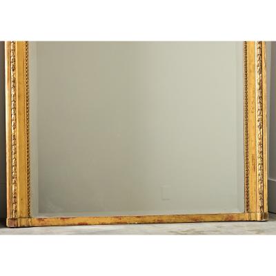 French 19th Century Gold Gilt Overmantel Mirror