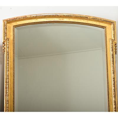 French 19th Century Gold Gilt Overmantel Mirror