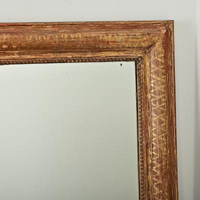 French 19th Century Gold Mantel Mirror