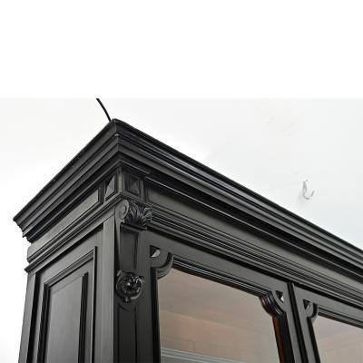 French 19th Century Grand Ebonized Bibliotheque