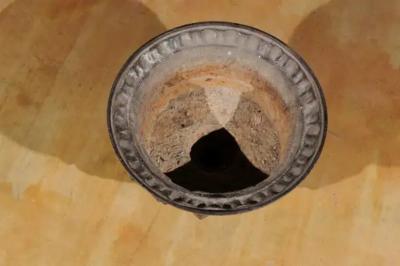 French 19th Century Iron Jardini re with Lateral Handles and Double L Monogram