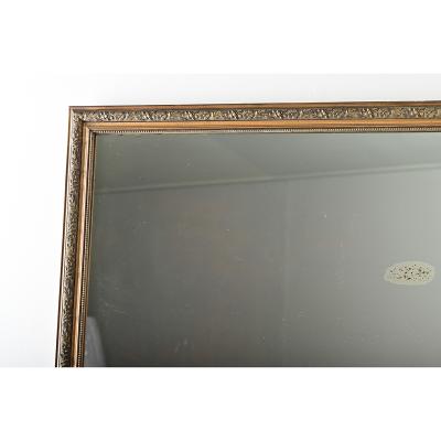 French 19th Century Large Art Nouveau Gilt Mirror