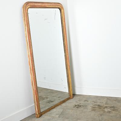 French 19th Century Louis Philippe Gilt Mantel Mirror