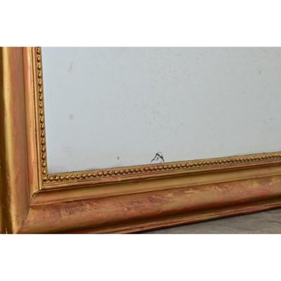French 19th Century Louis Philippe Gold Gilt Mirror