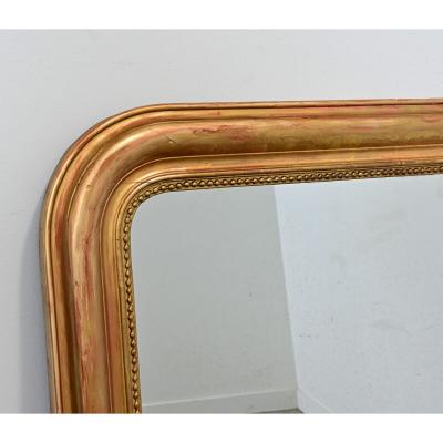 French 19th Century Louis Philippe Gold Gilt Mirror