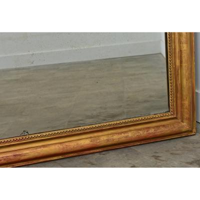 French 19th Century Louis Philippe Gold Gilt Mirror