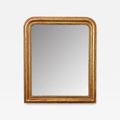 French 19th Century Louis Philippe Gold Gilt Mirror
