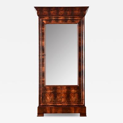 French 19th Century Louis Philippe Mahogany Armoire