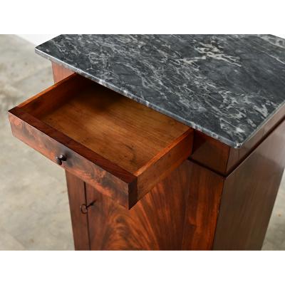 French 19th Century Louis Philippe Mahogany Bedside Table