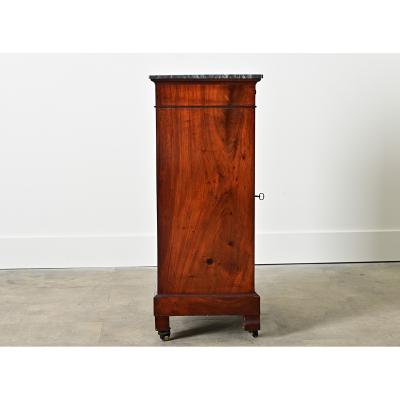 French 19th Century Louis Philippe Mahogany Bedside Table