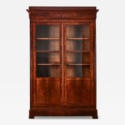 French 19th Century Louis Philippe Mahogany Bibliotheque