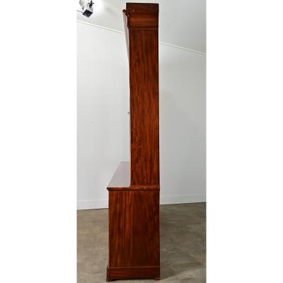 French 19th Century Louis Philippe Mahogany Bibliotheque