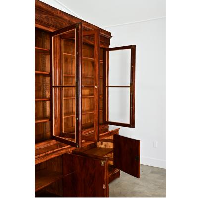 French 19th Century Louis Philippe Mahogany Bibliotheque