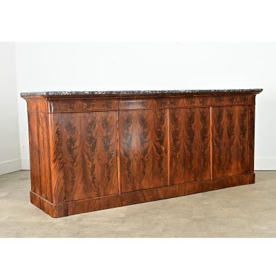 French 19th Century Louis Philippe Mahogany Enfilade
