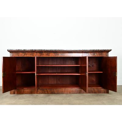 French 19th Century Louis Philippe Mahogany Enfilade
