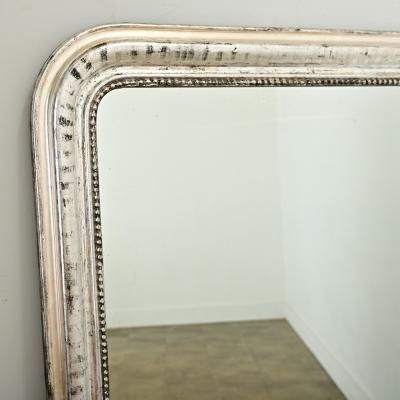 French 19th Century Louis Philippe Silver Gilt Mirror