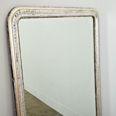 French 19th Century Louis Philippe Silver Gilt Mirror