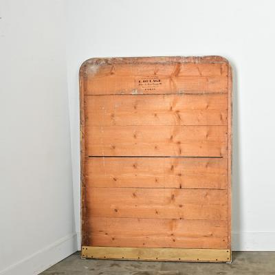 French 19th Century Louis Philippe Silver Gilt Mirror