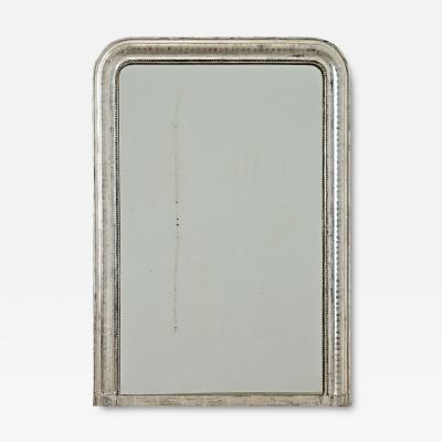 French 19th Century Louis Philippe Silver Gilt Mirror