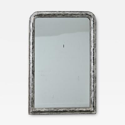 French 19th Century Louis Philippe Silver Gilt Mirror
